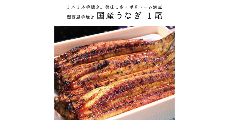 【ふるさと納税】★1尾で勝負！ふんわり手焼き国産うなぎ（約200g）★隠し味の赤穂の天塩も効いてます！　うなぎ・鰻