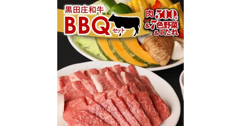 【ふるさと納税】黒田庄和牛と七色の野菜バーベキューセット（モモ、バラ計500g） 牛肉 焼肉 BBQ バーベキュー アウトドア 神戸牛 神戸ビーフ 名物 名産 和牛 限定 上質