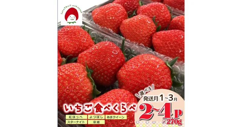 【ふるさと納税】《2025年産先行予約》5品種「旬のいちご食べ比べセット」～佐藤果実工房の西脇市産いちご～【TVで紹介 2年連続全国いちご選手権銀賞受賞農園】