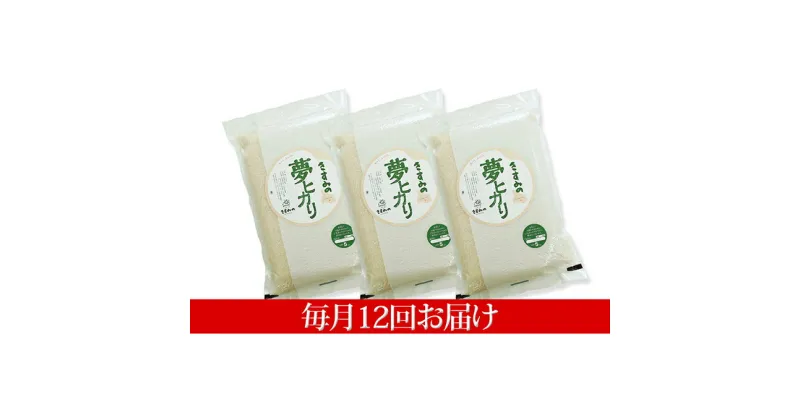 【ふるさと納税】定期便 米 令和6年産 新米 きすみの夢ヒカリ(真空パック)15kg【毎月12回お届け】[ お米 おこめ コメ 白米 ]　定期便・お米