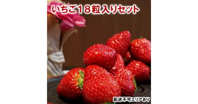 【ふるさと納税】いちご 18粒入りセット[ イチゴ 苺 フルーツ 果物 新鮮 糖度 ]　果物類 いちご 苺 イチゴ 大粒　お届け：2025年1月上旬～2025年3月末