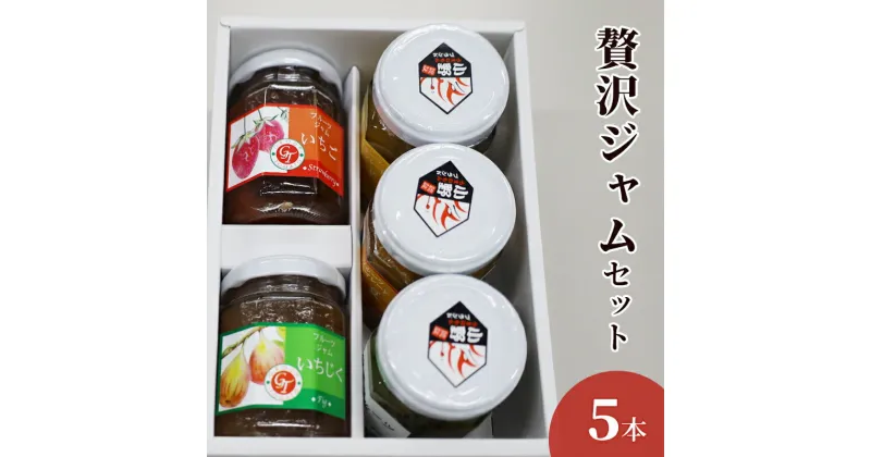 【ふるさと納税】贅沢ジャムセット　5個　ジャム 加工食品