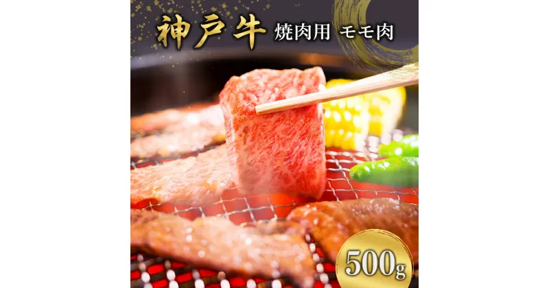 【ふるさと納税】神戸牛 焼肉用 モモ肉 500g [ 肉 牛肉 焼肉 BBQ モモ もも 焼き肉 やきにく バーベキュー 神戸ビーフ ブランド牛 冷蔵 兵庫県 小野市 ]