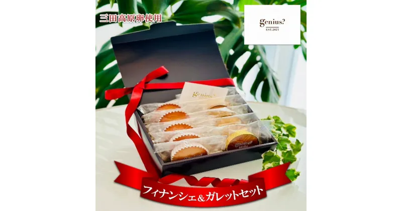 【ふるさと納税】焼き菓子 フィナンシェ＆ガレットセット ( 三田高原卵使用 ガレットデロア 5個 / フィナンシェ 5個 )洋菓子 焼き菓子 ヘルシー スイーツ ギフト 贈答 お菓子 おやつ 送料無料 兵庫県 三田市