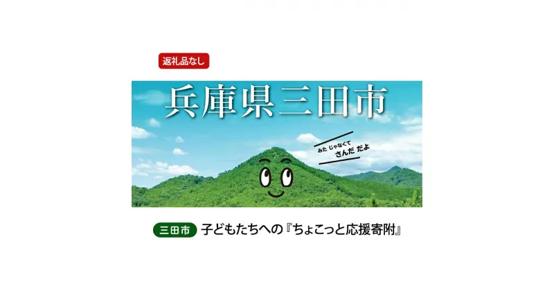 【ふるさと納税】【返礼品なし】三田市　子どもたちへの『ちょこっと応援寄附』2,000円　【 支援 自治体支援 お礼の品なし ふるさと支援 ふるさと応援 教育支援 子育て支援 】