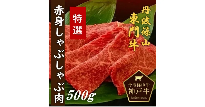 【ふるさと納税】丹波篠山東門牛至宝の特選赤身しゃぶしゃぶ肉（500g）