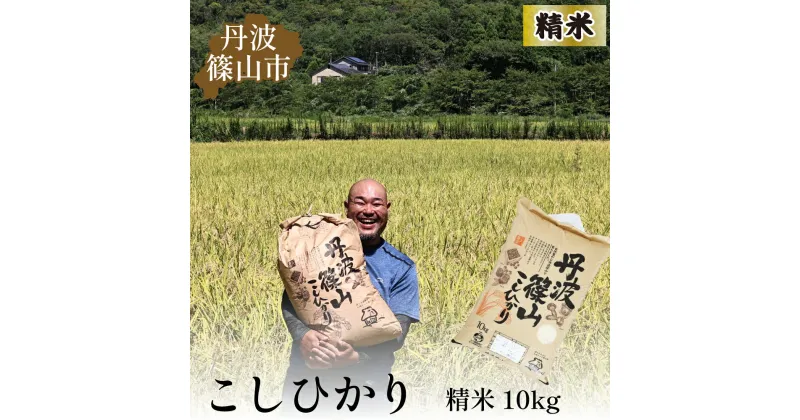 【ふるさと納税】【令和6年産 新米】丹波篠山産コシヒカリ白米10kg | 100％単一原料米 産地直送米 贈答 おいしい お米 コシヒカリ ブランド おこめ 健康 ギフト 内祝い 贈り物 送料無料 おすすめ 人気 口コミ