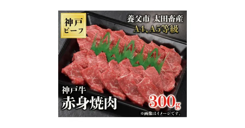 【ふるさと納税】神戸牛　赤身焼肉　300g【配送不可地域：離島】【1441634】