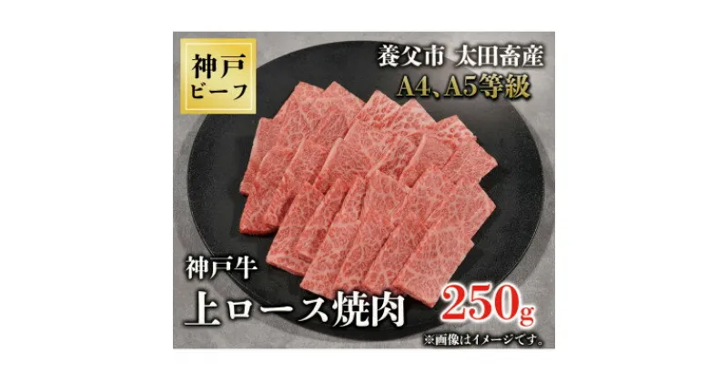 【ふるさと納税】神戸牛　上ロース焼肉　250g【配送不可地域：離島】【1441999】