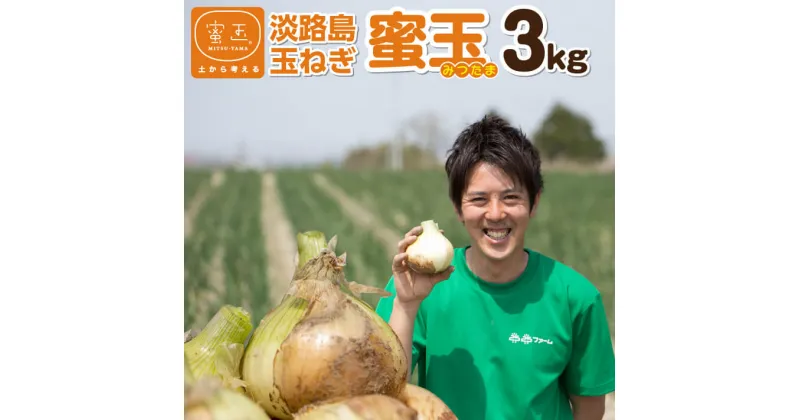 【ふるさと納税】蜜玉（みつたま）3kg 2024年度産淡路島玉ねぎ