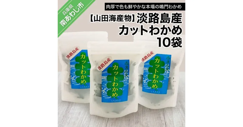 【ふるさと納税】【山田海産物】淡路島産カットわかめ 10袋