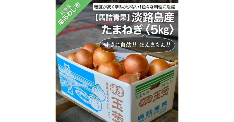 【ふるさと納税】【馬詰青果】【淡路島の青果屋】淡路島産たまねぎ5kg 甘さに自信!! ほんまもん!!