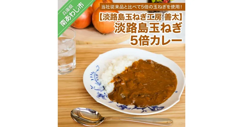 【ふるさと納税】【淡路島玉ねぎ工房　善太】淡路島玉ねぎ5倍カレー 3000円 たまねぎ 玉ねぎ 玉葱 国産 野菜 オニオン カレー 淡路島 送料無料 お取り寄せ グルメ お買い物マラソン