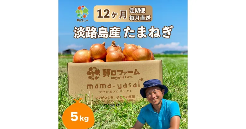 【ふるさと納税】【12回定期便】mama-yasai たまねぎ5kg