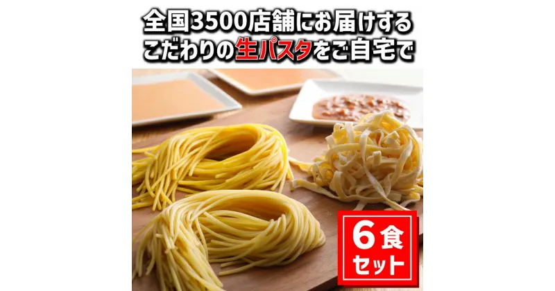 【ふるさと納税】【淡路島生パスタ】淡路麺業の生パスタと特製ソース6食セット