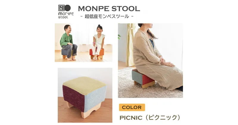 【ふるさと納税】MONPE STOOL（超低座モンペスツール）PICNIC（ピクニック）