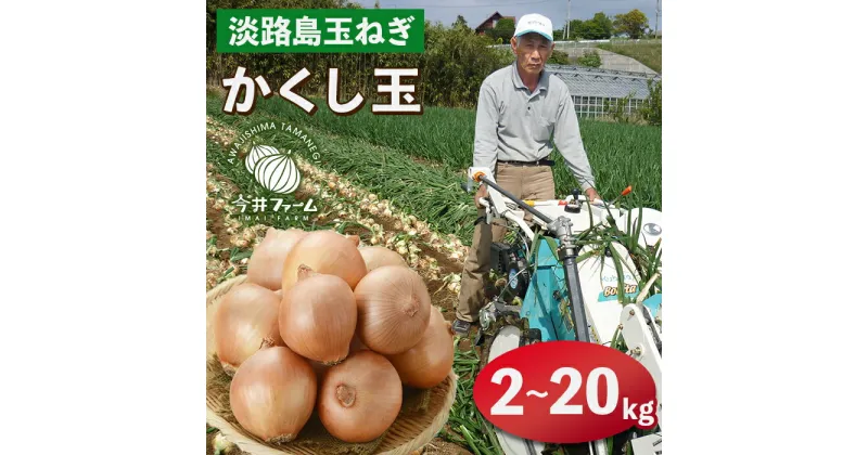 【ふるさと納税】今井ファームの淡路島たまねぎ「かくし玉」 2kg～20kg