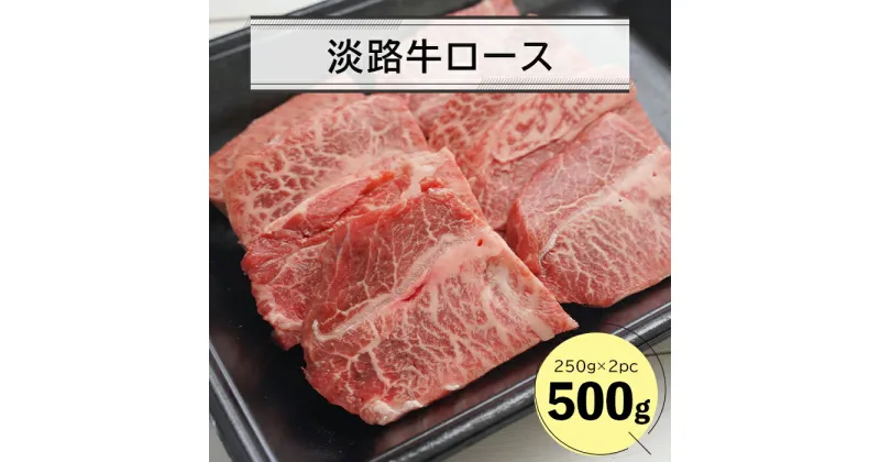 【ふるさと納税】淡路牛ロース焼肉500g（250g×2P）