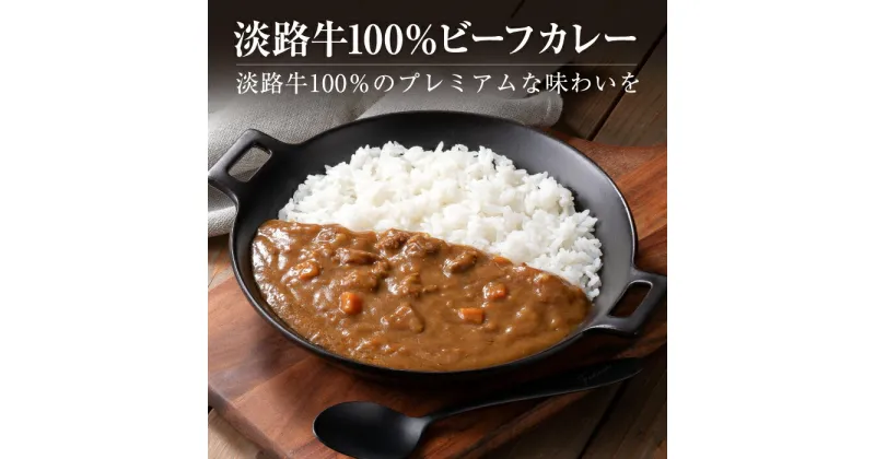 【ふるさと納税】淡路牛100％ビーフカレー 200g　レトルトカレー