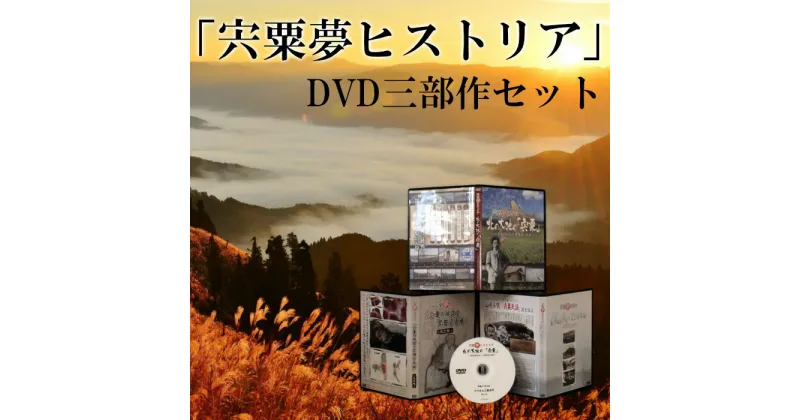 【ふるさと納税】C4　「宍粟夢ヒストリア」3部作DVDセット