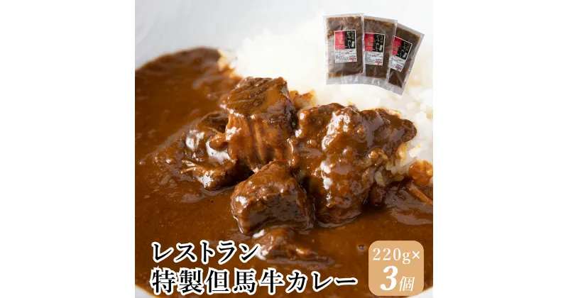 【ふるさと納税】J7　レストラン の 特製 但馬牛 カレー　【 黒毛和牛 牛肉 ビーフカレー スパイス 冷凍 】