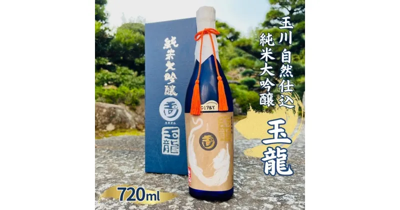 【ふるさと納税】玉川 自然仕込 純米大吟醸 玉龍 (山廃)720ml 木下酒造 加東市特A地区産 山田錦使用 化粧箱入[ 日本酒 酒 お酒 四合瓶 贈答品 ]　 アルコール 家飲み 宅飲み 晩酌