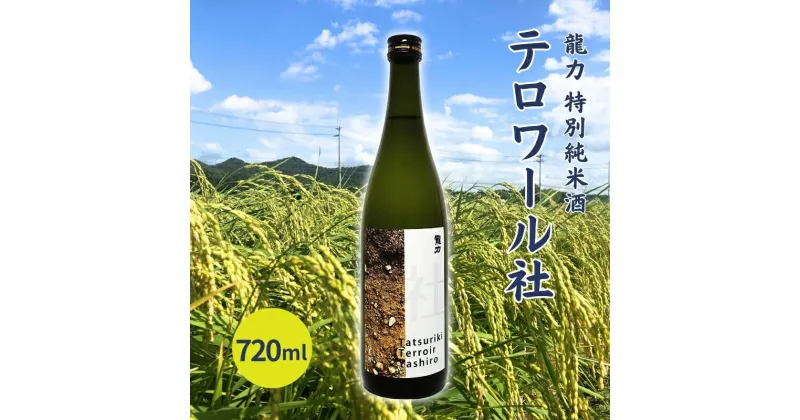 【ふるさと納税】龍力 特別純米酒 テロワール社 720ml 本田商店 加東市特A地区 社産山田錦使用[日本酒 酒 お酒 四合瓶 贈答品 辛口 ]　 アルコール 最高品質 酒米 穏やか 香り 柔らか 美味しい お米