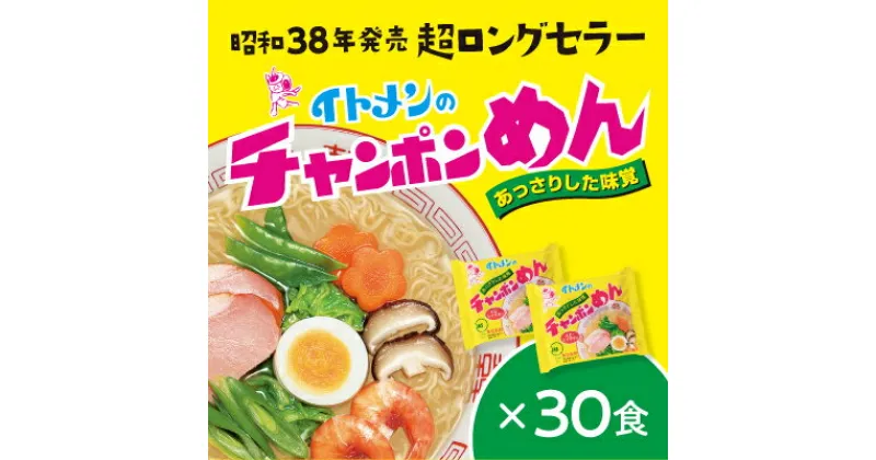 【ふるさと納税】H-19 イトメンのチャンポンめん30食