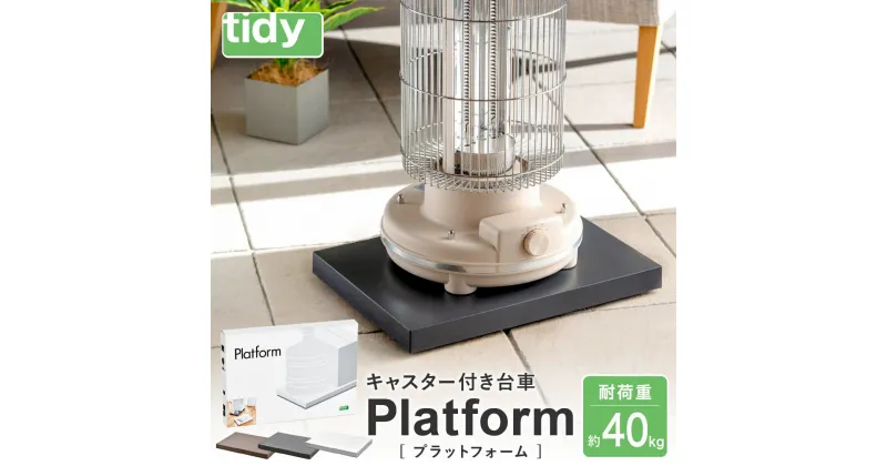 【ふるさと納税】tidy ティディ Platform（平台車） / 雑貨 荷物移動 便利グッズ 台車 キャスター付き トレイ トレー 日本製 荷台 物置 可動式 隙間収納 収納台 ホームキャリー 掃除用品 掃除 お掃除 雑貨 インテリア 015EB14N.