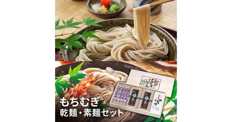 【ふるさと納税】もちむぎ乾麺・素麺セット　麺類・もちむぎ乾麺・そうめん・素麺