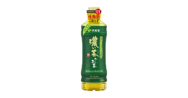 【ふるさと納税】【毎月定期便】おーいお茶　濃い茶600ml　24本　全6回【4012846】