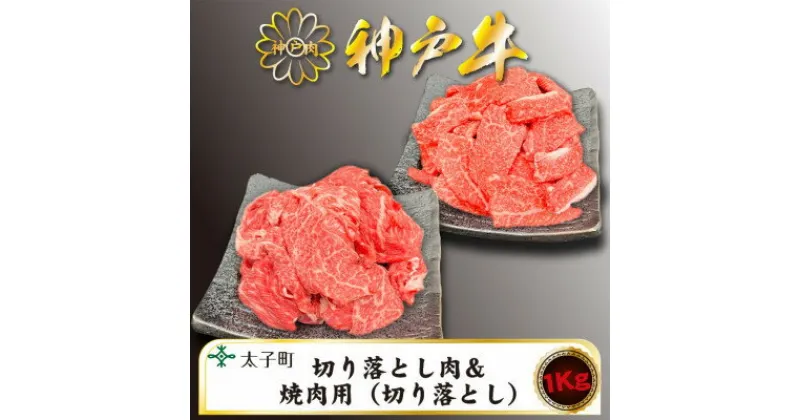 【ふるさと納税】訳あり神戸牛　TSSY2S　切り落とし・焼肉(不揃い)　500gずつセット【配送不可地域：離島】【1509908】