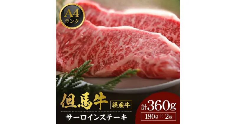 【ふるさと納税】A4ランク 但馬牛 サーロイン 180g×2 計360g 2枚 送料無料 黒毛和牛 盛り合わせ 経産牛 国産 和牛 霜降り 肉 BBQ ステーキ バーベキュー サーロインステーキ お誕生日 御贈答 内祝い 経産但馬牛 国産牛 名産品 贈り物 ギフト お中元 御歳暮 冷凍 02-03