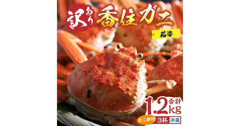 【ふるさと納税】訳あり カニ 香住ガニ 浜茹で 1.2kg 3杯 冷蔵 ご自宅用 蟹 ボイル 不揃い 傷 規格外 香住蟹 姿 海鮮 紅ズワイガニ 焼き蟹 しゃぶしゃぶ 蟹しゃぶ かに カニ爪 足 脚 紅ズワイ蟹 紅ズワイガニ 15000円 国産 規格外 （欠足 傷 足折れ 汚れなど） 11-16