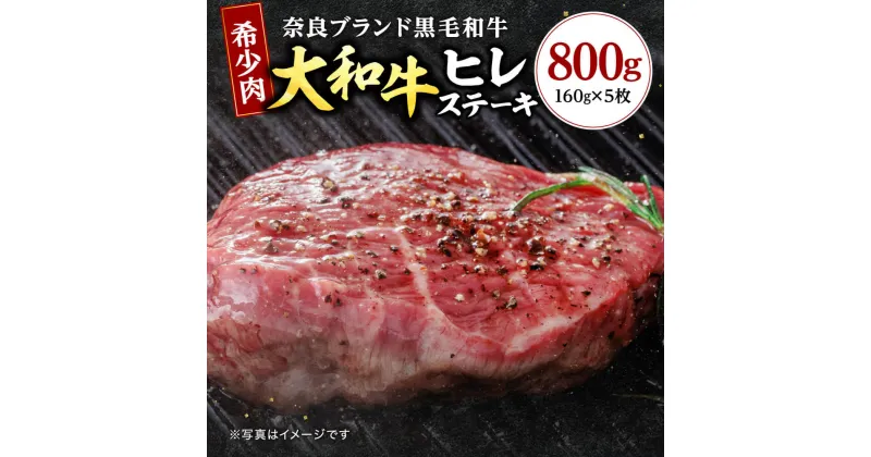 【ふるさと納税】 大和牛 ヒレステーキ用 160g×5枚入り 牛肉 特選和牛 ステーキ肉 ヒレ肉 焼き肉 肉 人気牛肉 黒毛和牛 肉 お肉 和牛 ステーキ ヒレ肉 国産牛肉 赤身 希少和牛 サシ 焼肉 高級肉 キャンプ アウトドア 贈り物 ギフト お祝い 記念日 なら 奈良県 奈良市 F-33