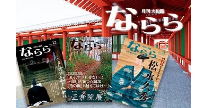 【ふるさと納税】月刊誌 月刊大和路 ならら 1年コース（12冊）奈良県観光PR大賞 日本フリーペーパー大賞 本 ガイドブック イベントガイド 祭り 歴史 発見 時代 観光 東大寺 春日大社 薬師寺 世界遺産 社寺仏閣 大和 万葉 なら 奈良県 奈良市 H-60