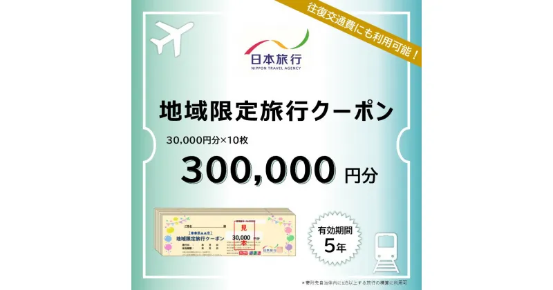 【ふるさと納税】日本旅行 地域限定旅行クーポン 300,000円 観光地応援 温泉 観光 旅行 ホテル 旅館 クーポン チケット 予約 株式会社日本旅行 奈良県 なら