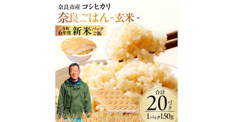 【ふるさと納税】レトルトパックご飯（玄米）150g × 20個 玄米パックご飯 米 お米 ご飯 ライス パックご飯 パックライス レトルト レトルトパック ブランド米 玄米　14-011