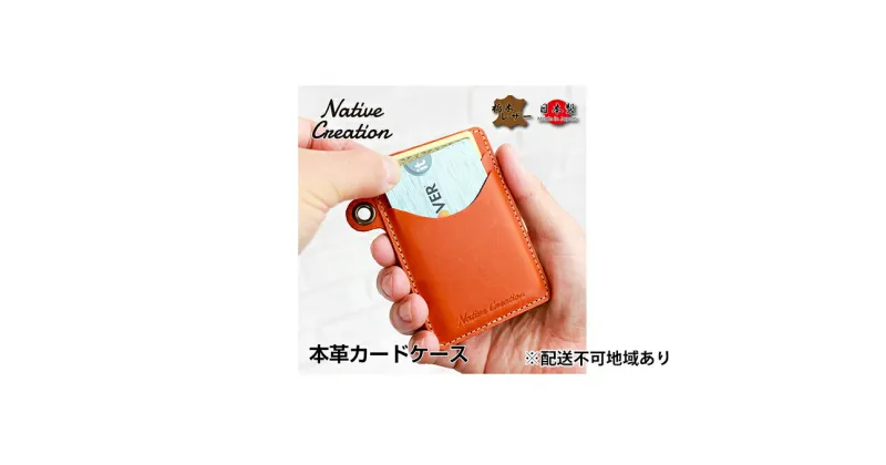 【ふるさと納税】Native Creation カードケース NC3744 全8色 栃木レザー【納期1～3カ月】　雑貨・日用品・ファッション小物