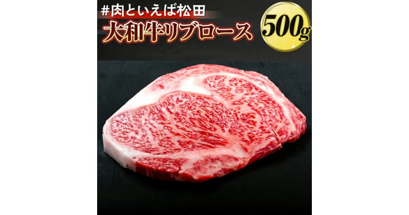 【ふるさと納税】＃肉といえば松田 大和牛リブロース 500g ※北海道・沖縄・離島への配送不可