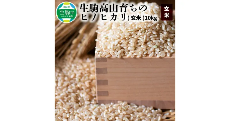 【ふるさと納税】令和6年産新米 玄米 ヒノヒカリ 5kg × 2袋 計10kg 生駒高山育ち 生産者 上武猛 お米 米 こだわり ライス 安全 健康 栄養 有機肥料 おにぎり ご飯 人気 おすすめ お取り寄せ お裾分け 奈良県産 常温 送料無料